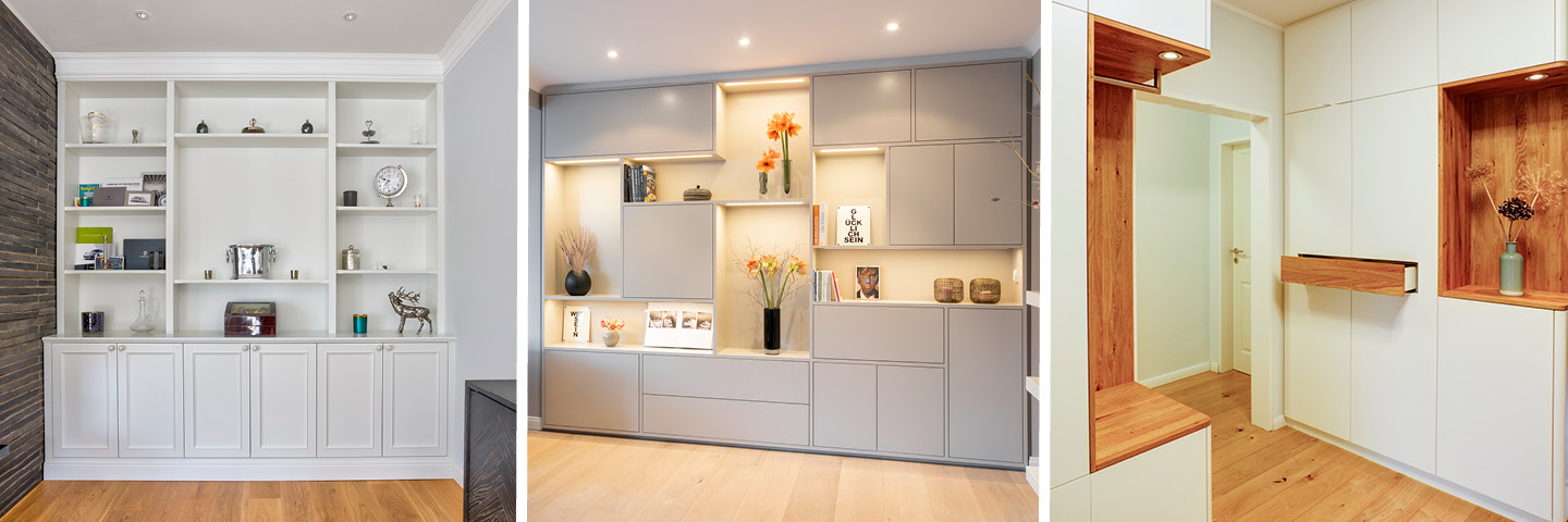Maßanfertigung Einbauschrank / Einbauschränke auf Maß vom Möbeltischler in Hamburg - für Schlafzimmer, Flur, Garderobe, Badezimmer, Ankleidezimmer, Kinderzimmer - aus Massivholz, individuelles Design, Tischler Schreiner Tischlerei innenleben